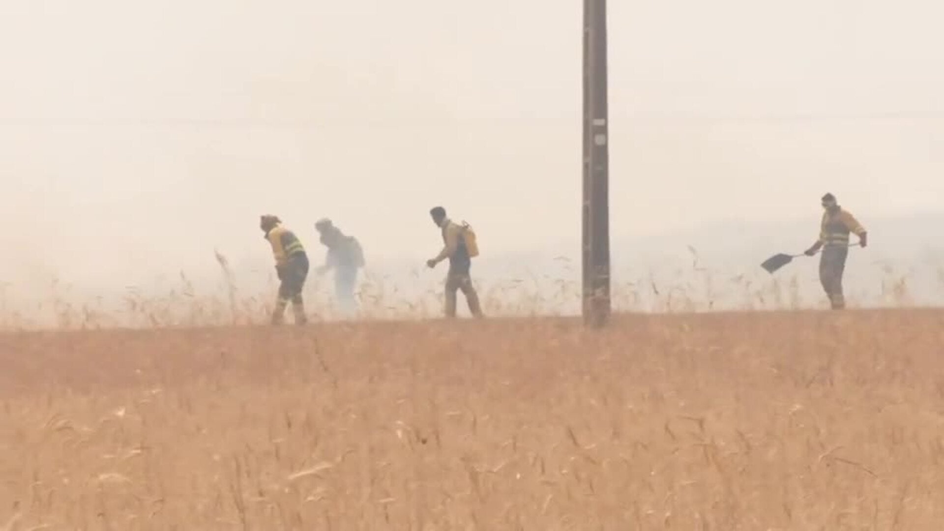 El fuego convierte Zamora en un infierno