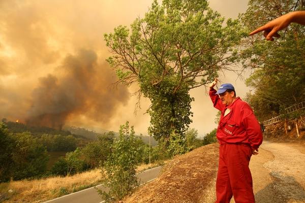 Incendio en el municipio de Puente Domingo Flórez. 