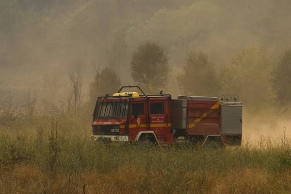 Incendio en el municipio de Puente Domingo Flórez. 