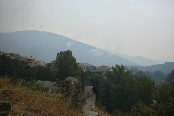 Incendio en el municipio de Puente Domingo Flórez. 