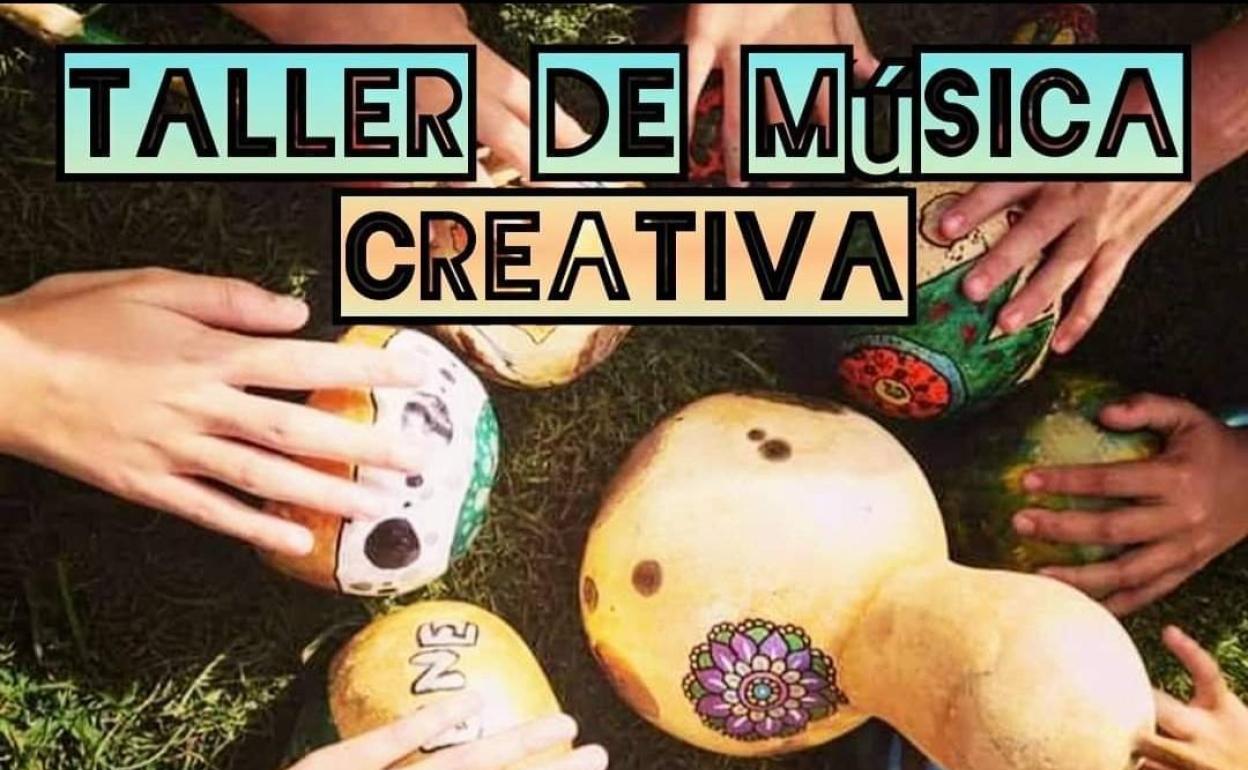 Taller de música creativa en las piscinas municipales de Fabero del 1 al 5 de agosto. 