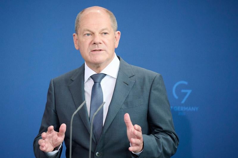 El canciller alemán, Olaf Scholz.