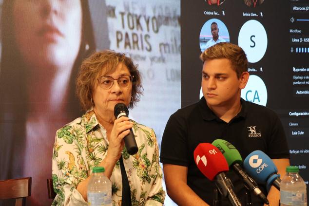 Rueda de prensa para presentar el estreno de 'Olivia', la serie el próximo viernes en Espacio León. 