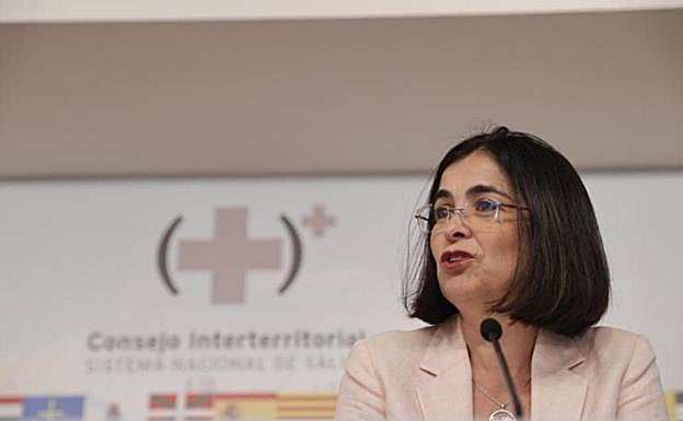 Imagen de archivo de la Ministra de Sanidad, Carolina Darias. 
