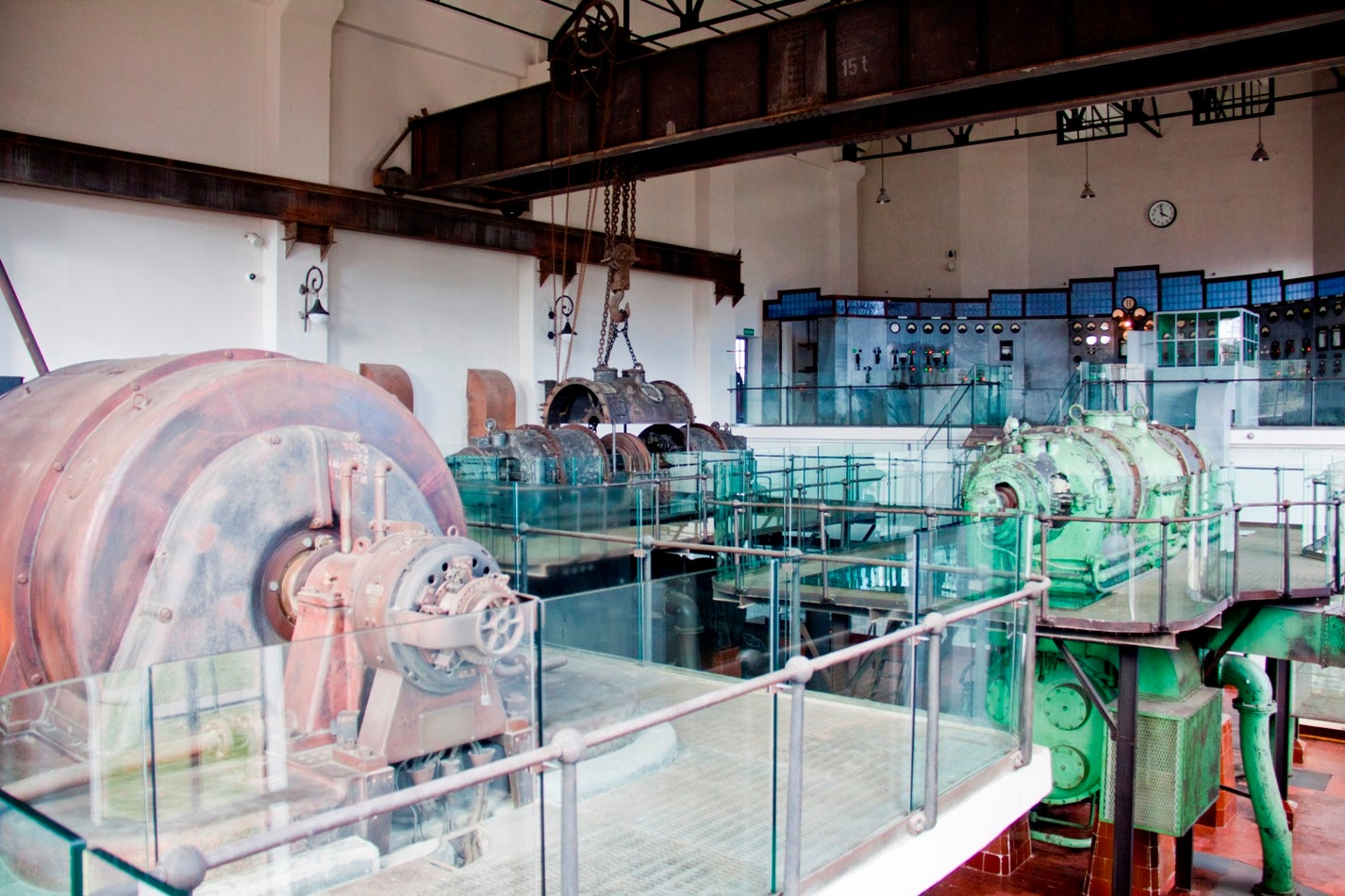 Museo de la Energía de Ponferrada por su interior. 