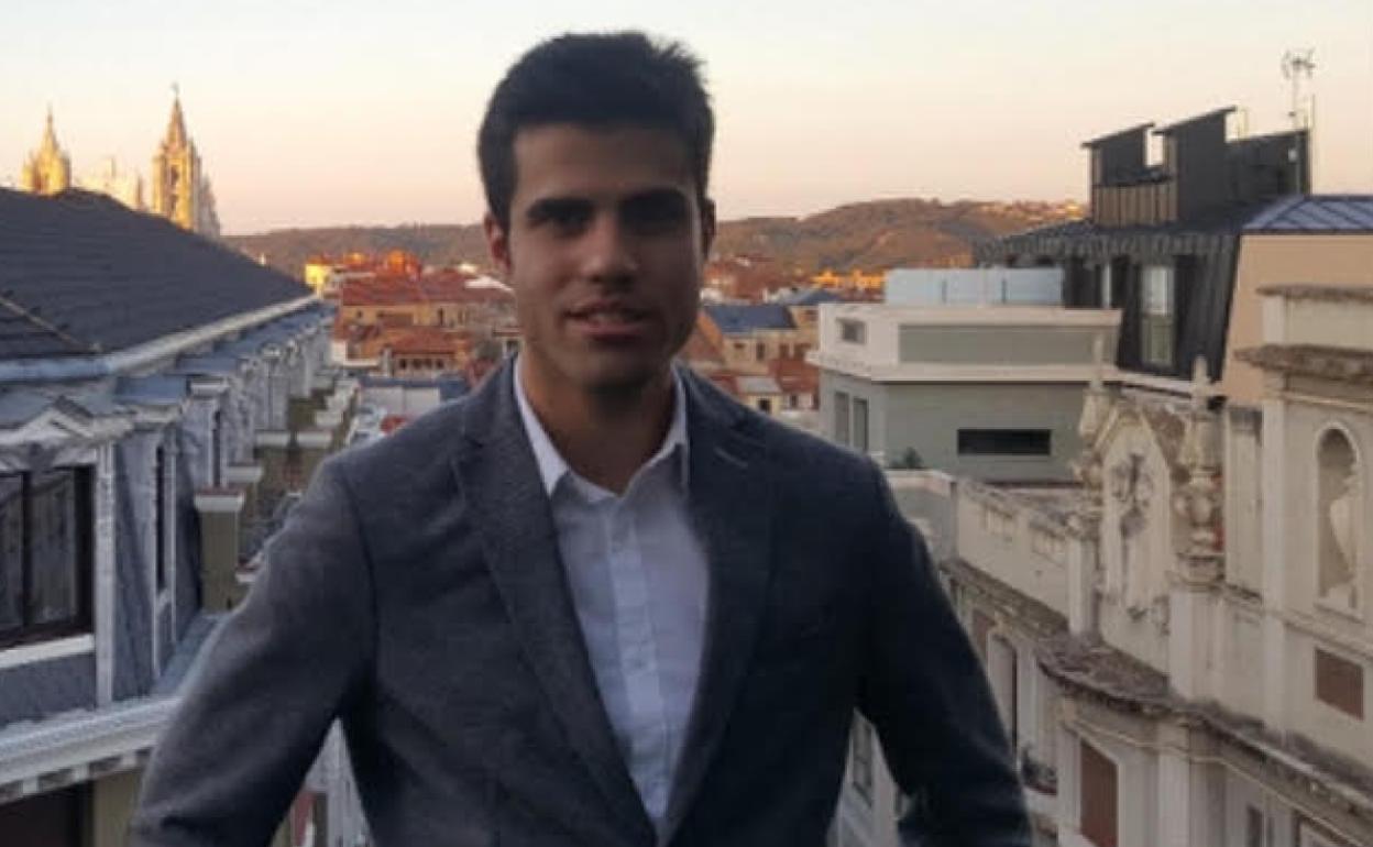 El joven ponferradino Daniel Blanco.