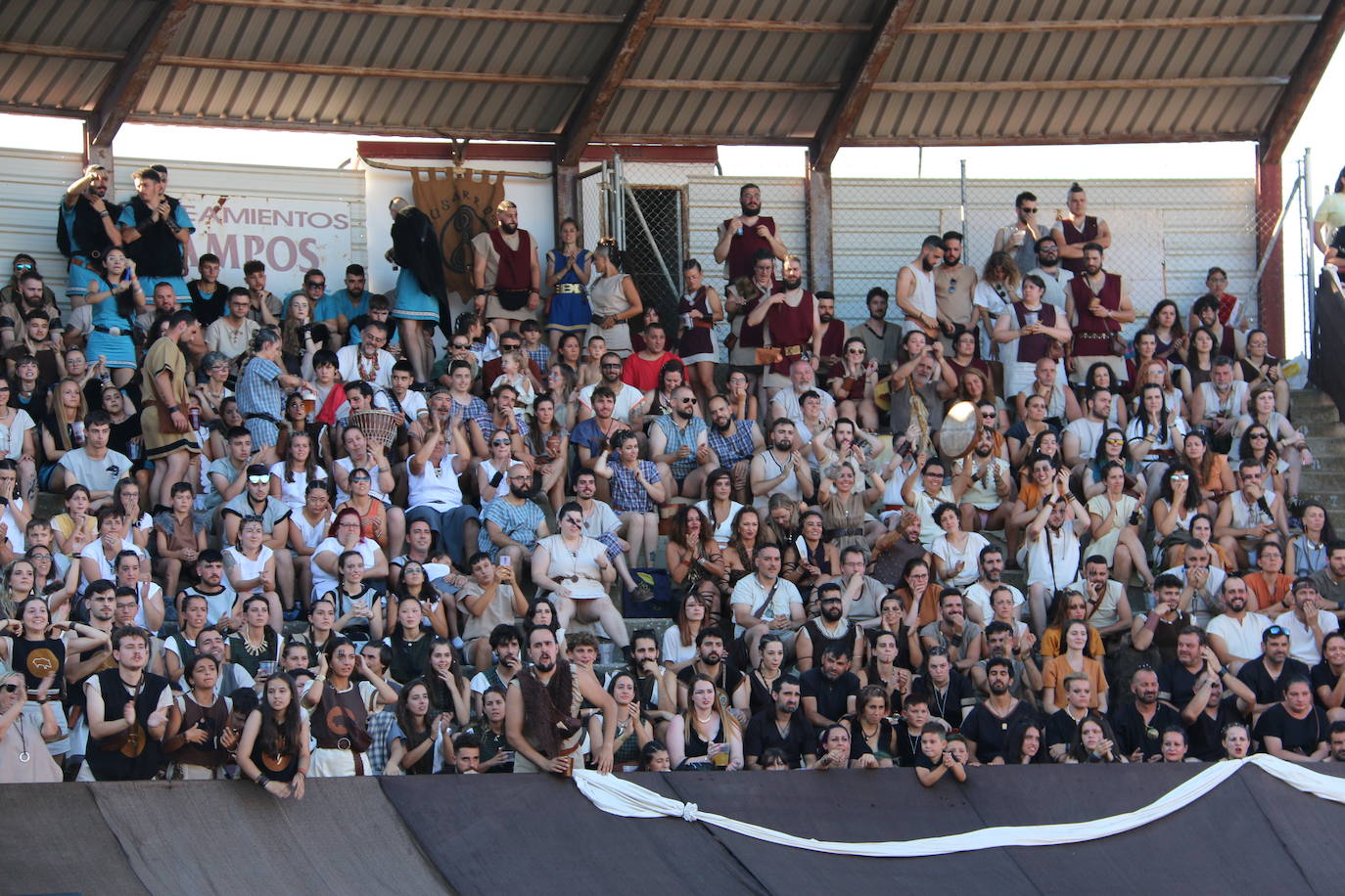 Lucha entre Astures y Romanos en el Anfiteatro de Asturica Augusta. 