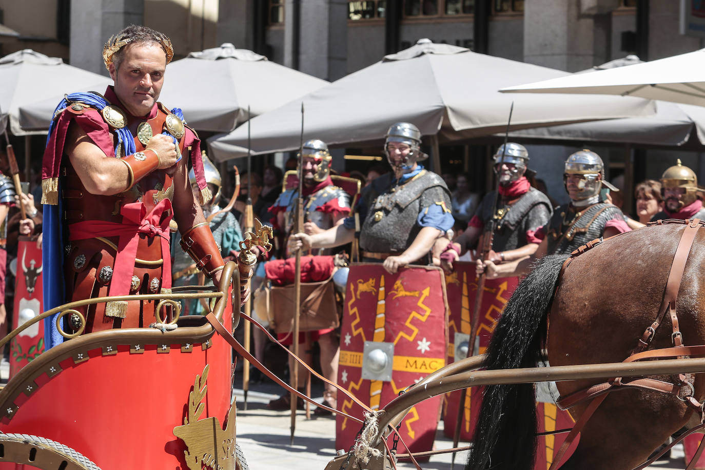 Astorga celebra su tradicional fiesta de Ástures y Romanos, declarada de interés turístico regional.