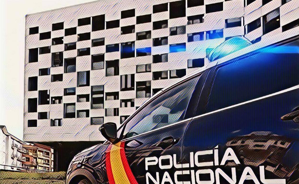 El presunto autor de varios delitos intentó huir estrellando su coche contra el de la Policía Nacional. 