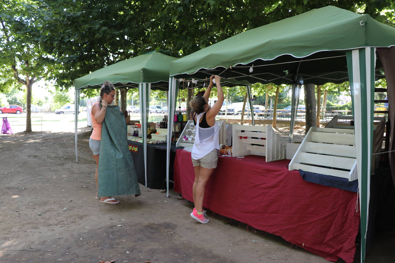 El Parque de la Bolenga donde se celebrará la XV edición de la Feria del Lúpulo y la Cerveza.