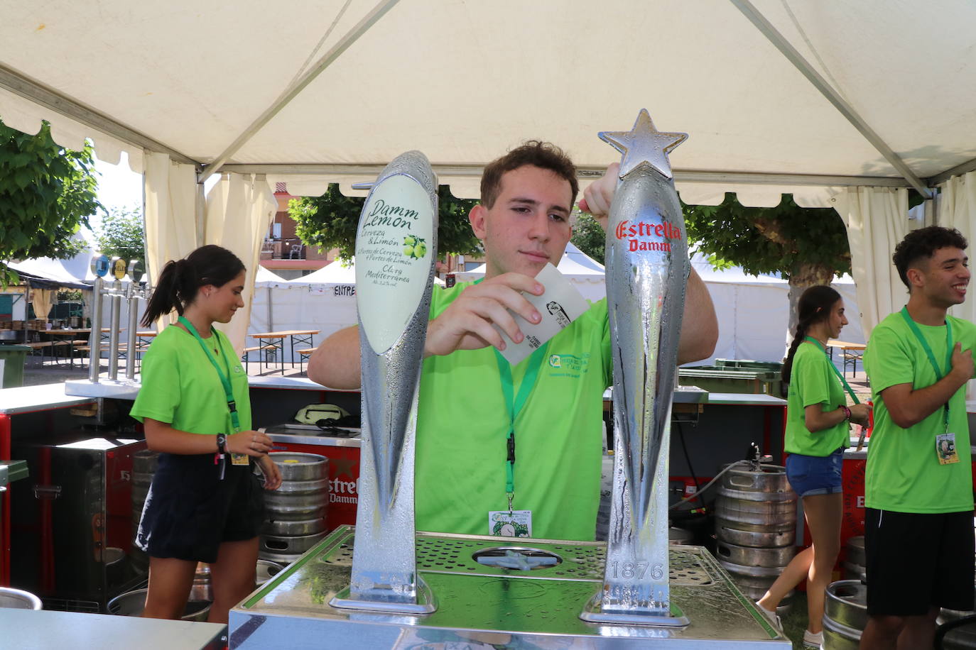 El Parque de la Bolenga donde se celebrará la XV edición de la Feria del Lúpulo y la Cerveza.