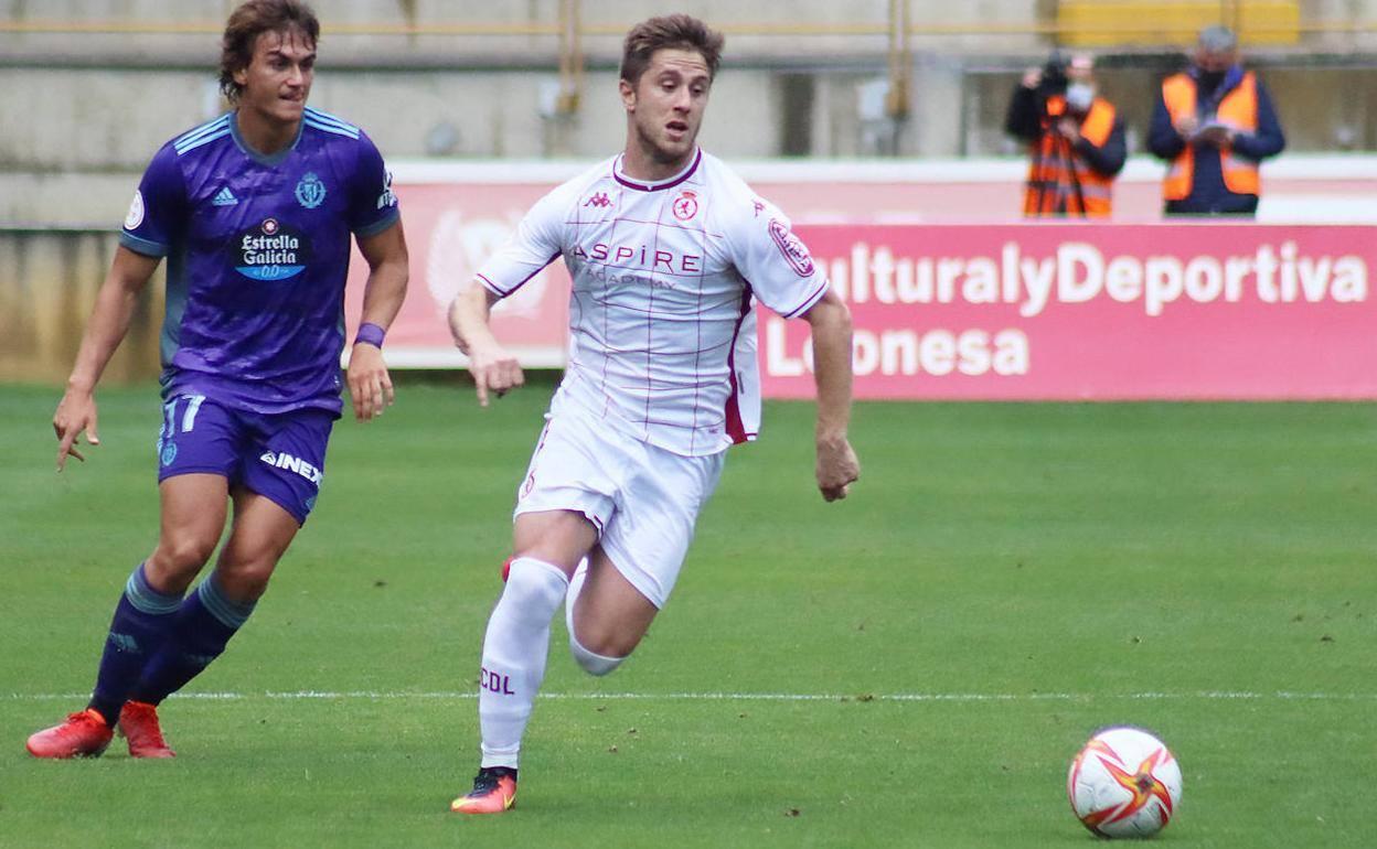 Jon Gaztañaga durante un partido de la temporada 21/22.