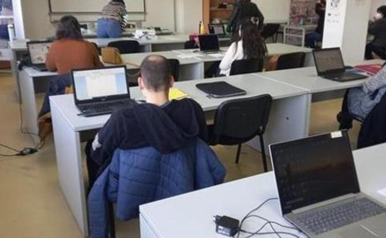 Imagen de archivo de un curso de formación. 