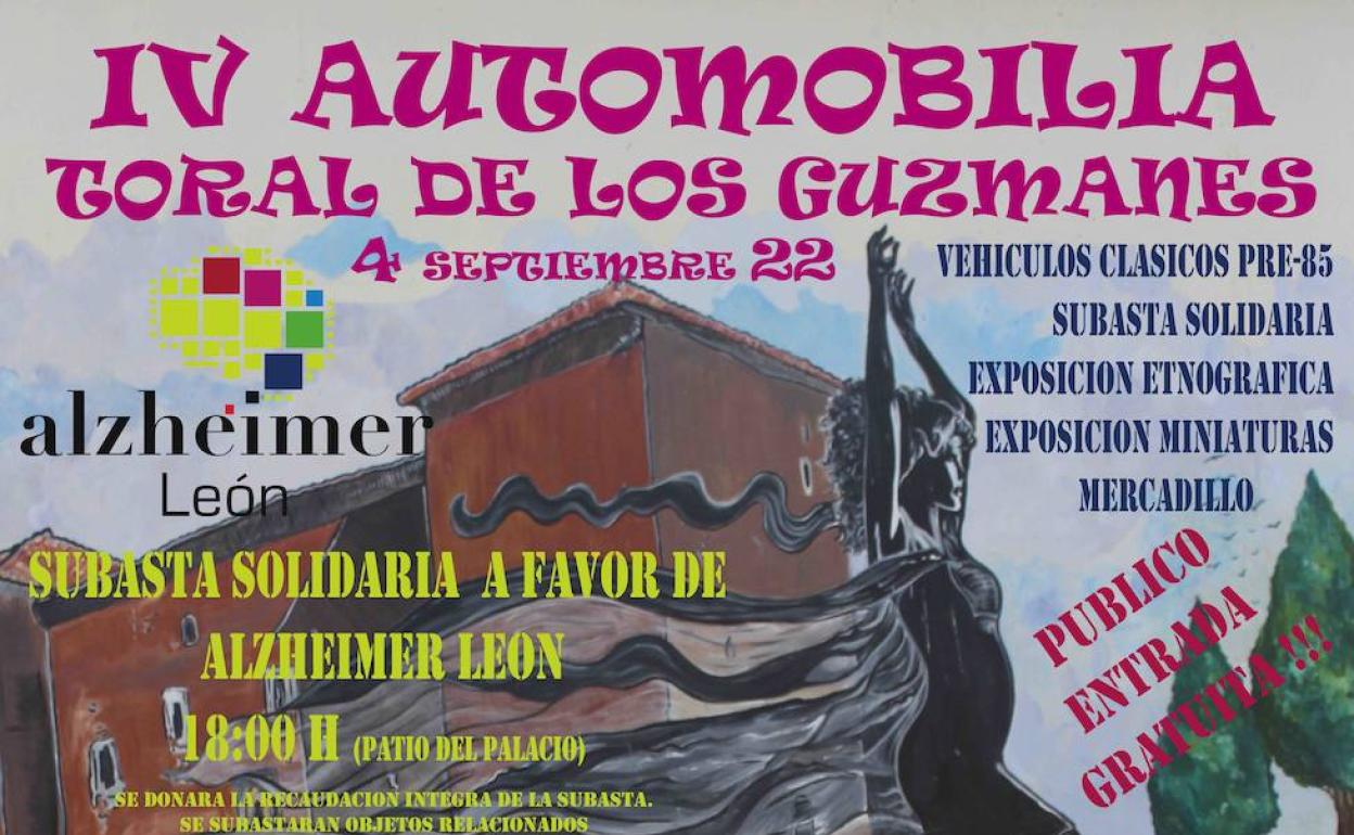 Cartel promocional de la IV edición de Automobilia en Toral de los Guzmanes. 