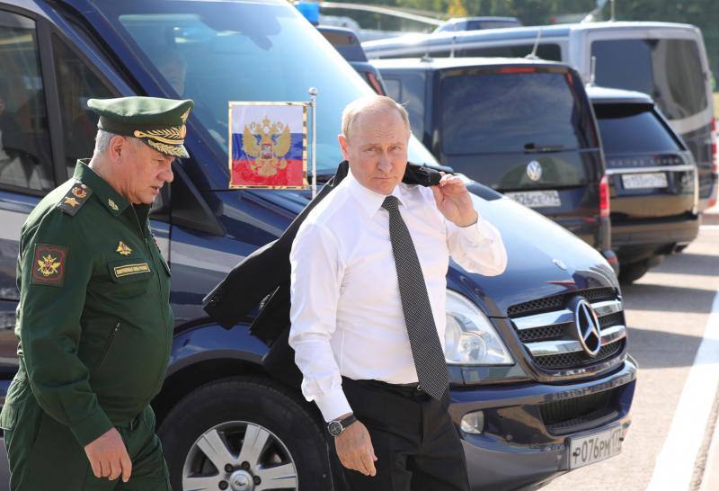 Putin y Shoigu, en las olimpiadas de la guerra.