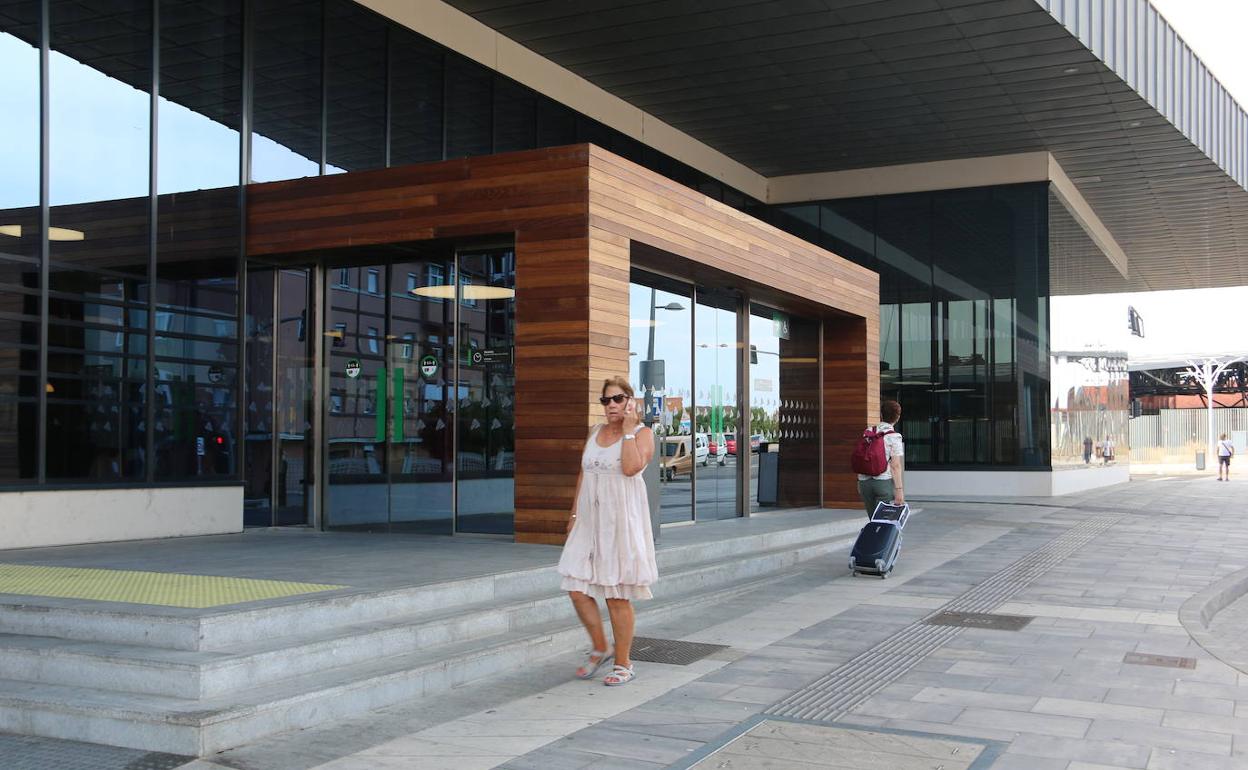 Estación de trenes de Renfe en León.