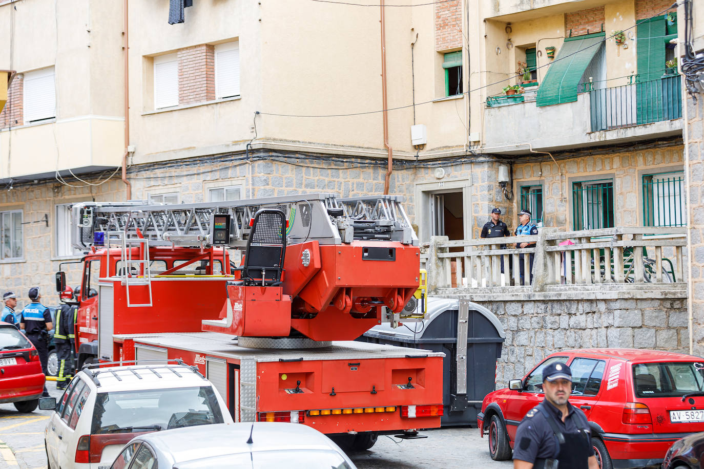 Fallece en Segovia un hombre de 60 años por un indencio en su dormitorio. 