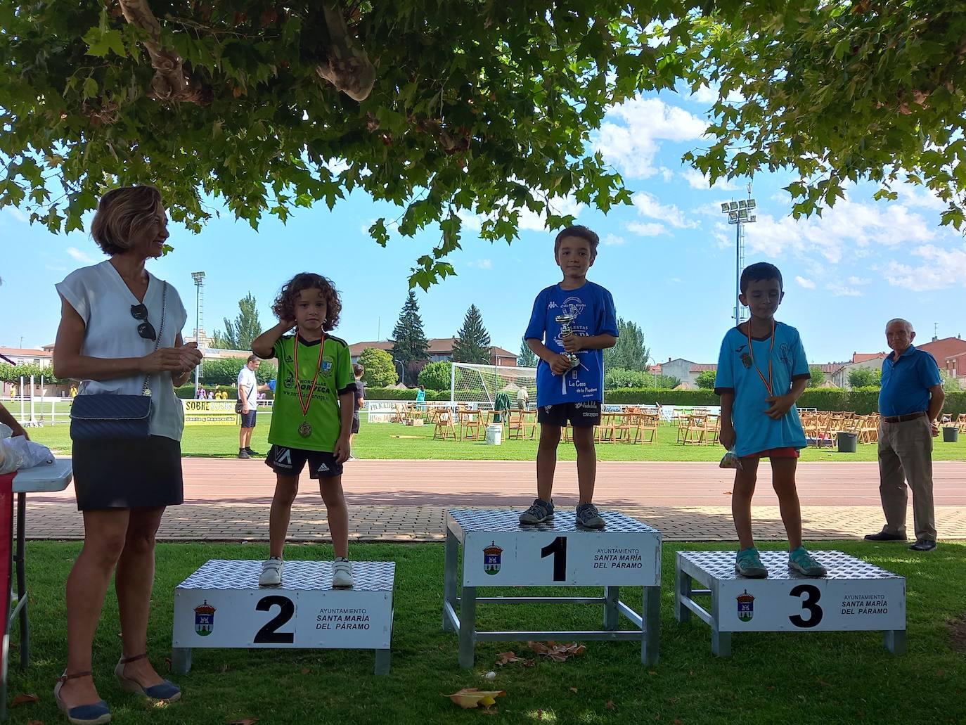 I Corro de Lucha Leonesa celebrado en Santa María del Páramo.