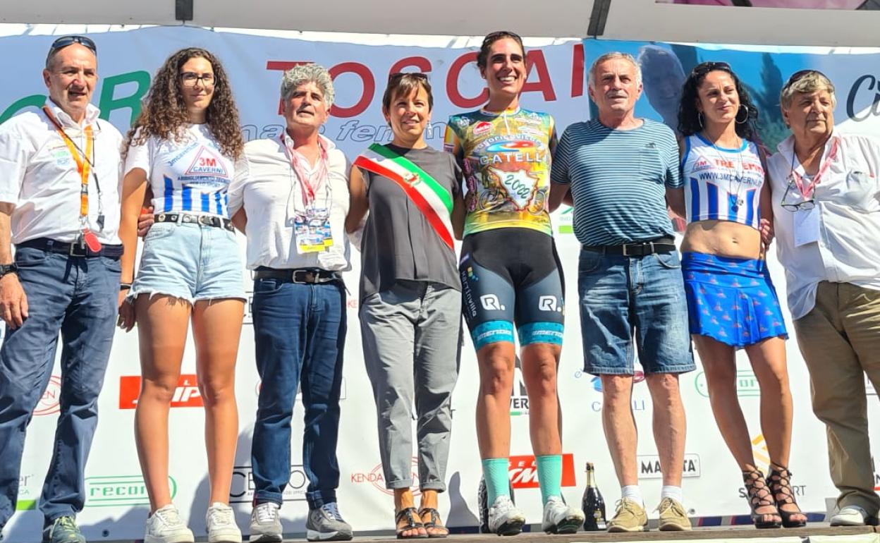 Ziortza Isasi fue la ciclista más combativa de la prueba italiana.