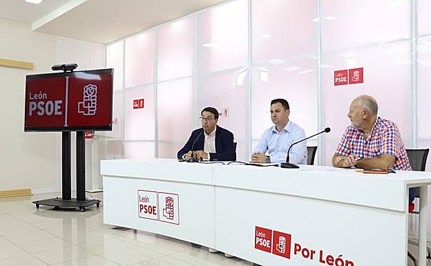 Rueda de prensa del PSOE para presentar el inicio del nuevo curso escolar.