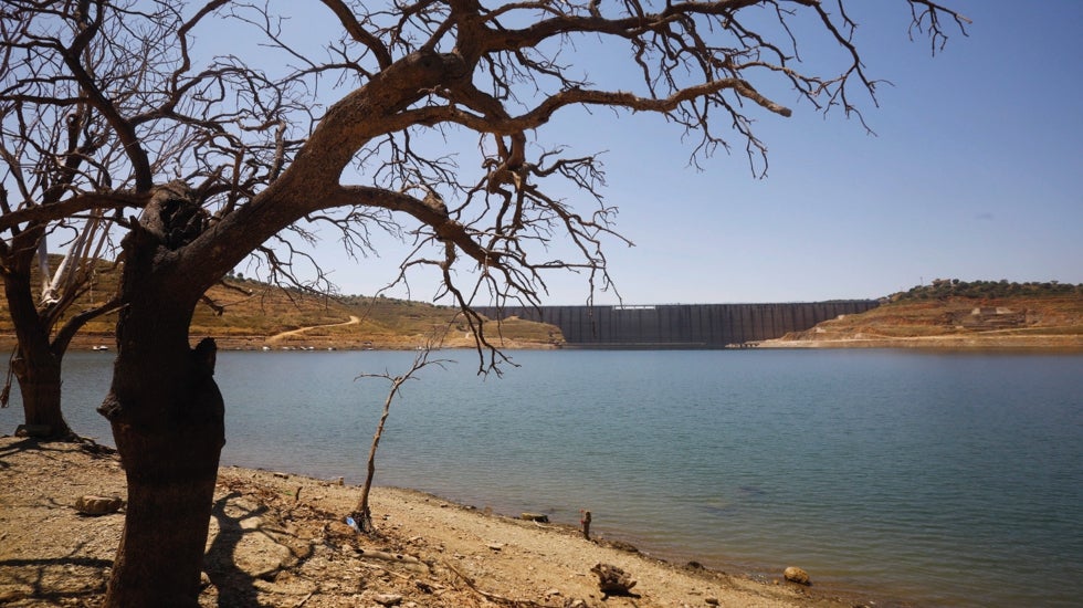 Pantano de la Breña en Almodóvar del Río (Córdoba). 