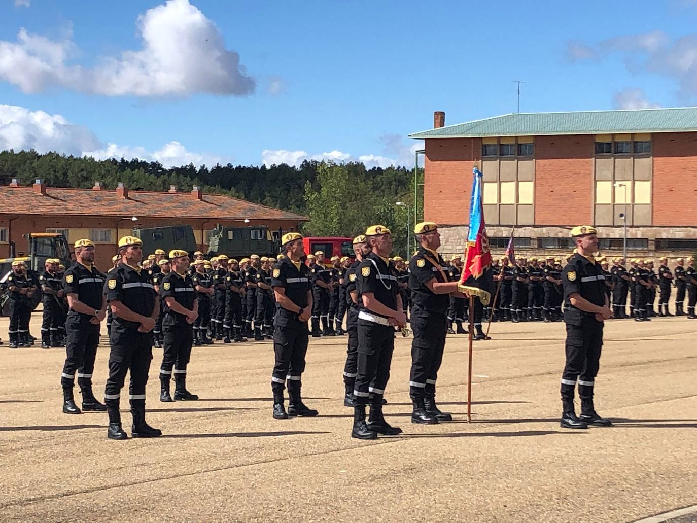 Daniel Constantino toma el mando como teniente coronel de la UME en León.