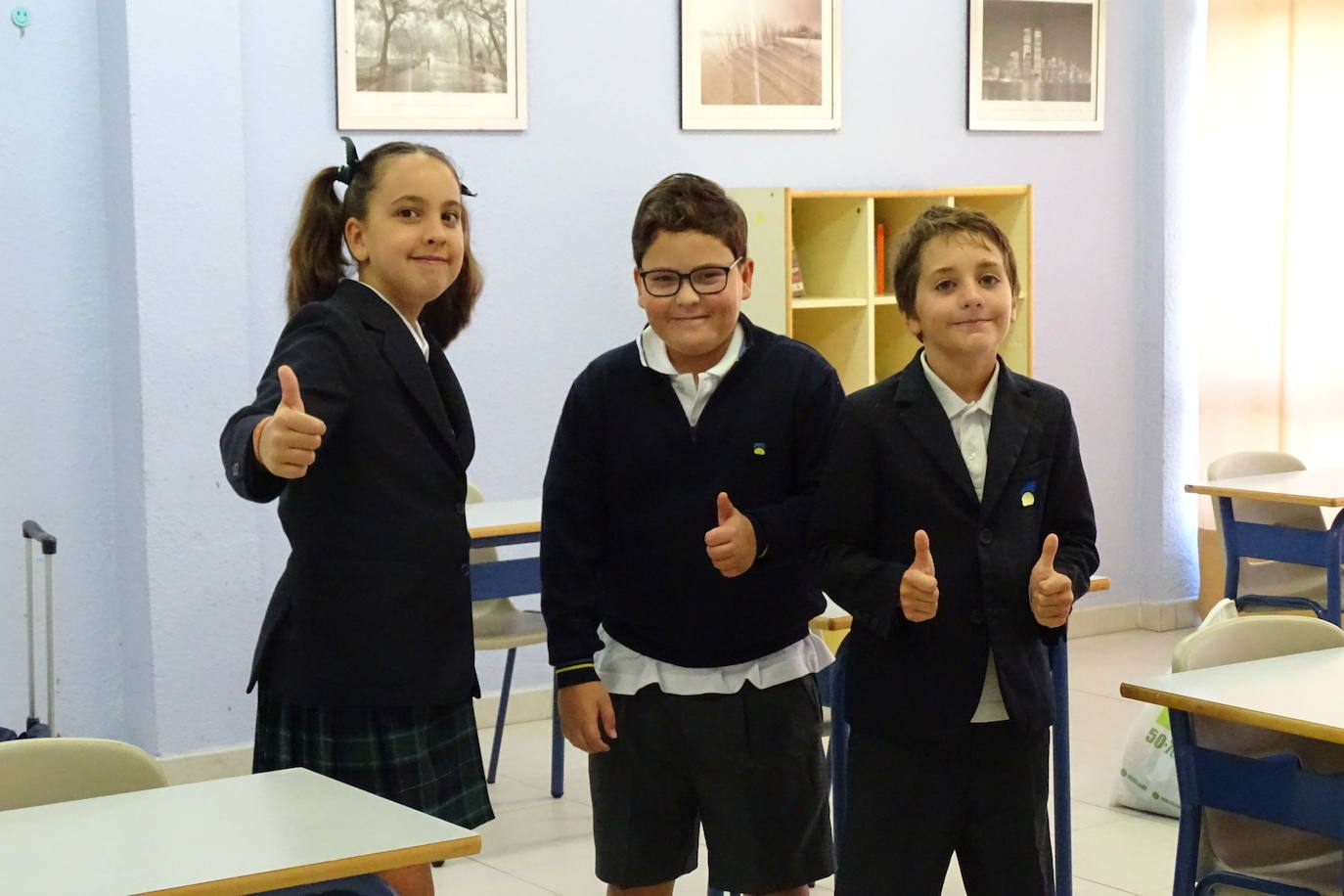 Los alumnos de infantil y primaria del colegio Peñacorada comienzan el curso 2022-23.