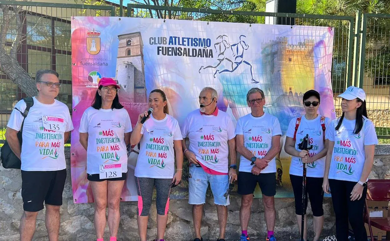 Virginia Barcones, delegada del Gobierno en Castilla y León, participa en la marcha benéfica a favor de la Asociación de cáncer de mama metastásico.