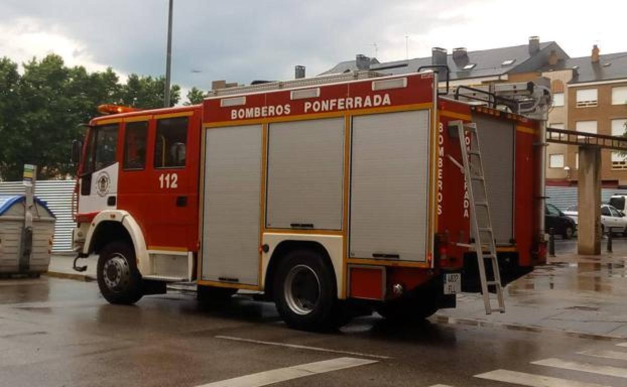 Bomberos de Ponferrada en una imagen de archivo.