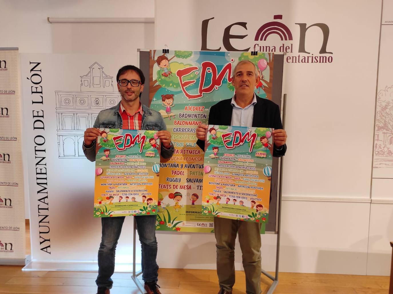 Presentación del nuevo curso de las Escuelas Deportivas Municipales en Léon