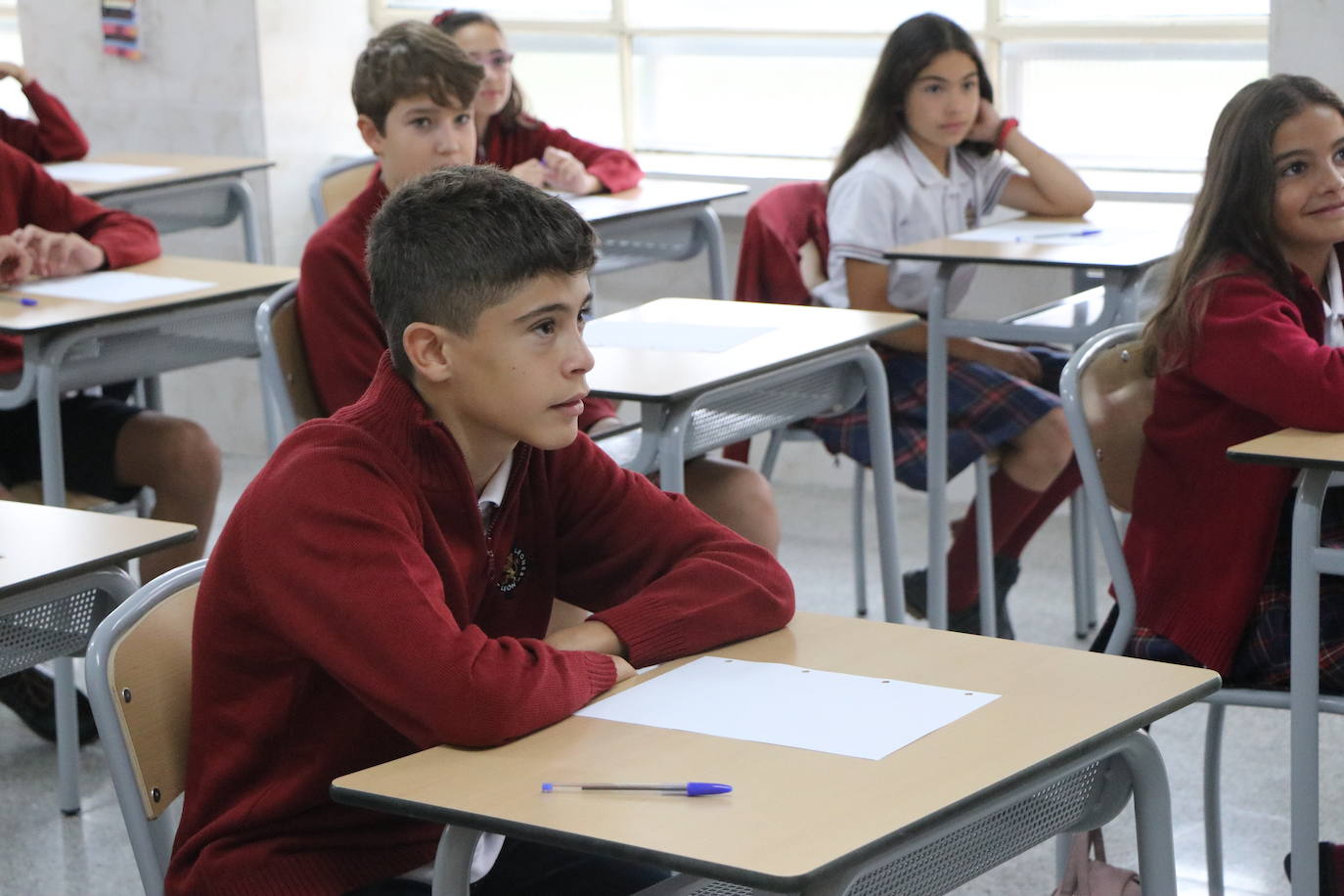 Inicio de curso para los alumnos de la ESO y Bachillerato del colegio Leonés.