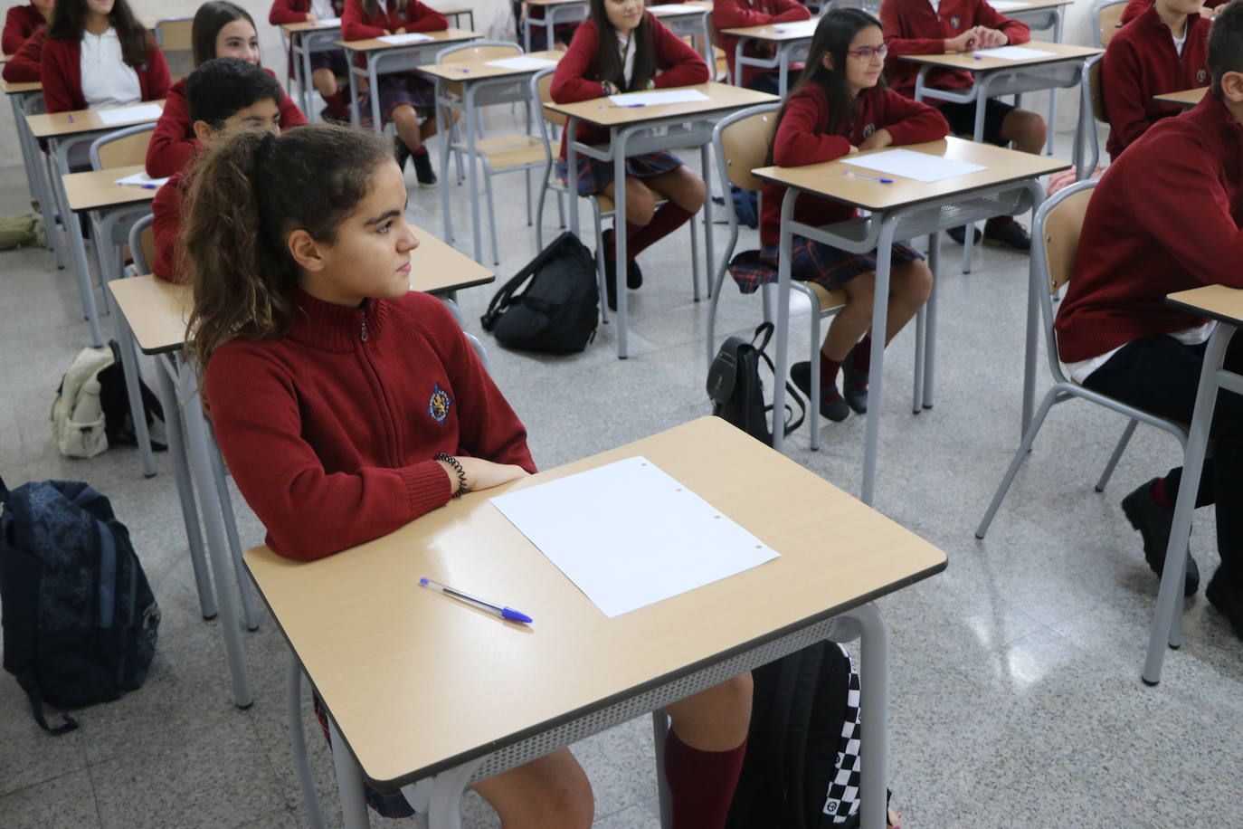 Inicio de curso para los alumnos de la ESO y Bachillerato del colegio Leonés.