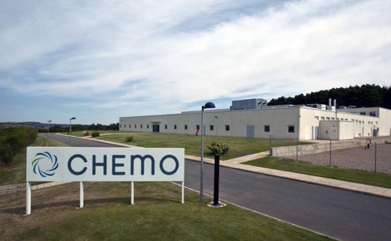 La planta farmacéutica de León Farma en el polígono industrial de Navatejera.