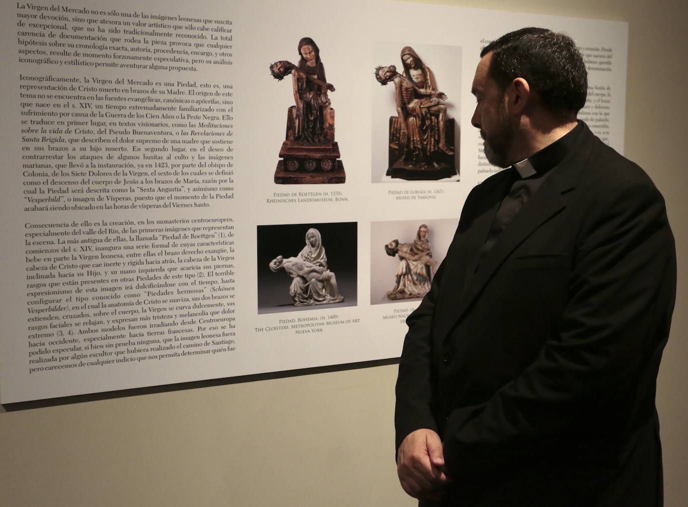 El Museo Diocesano y de Semana Santa de León acoge desde este martes y hasta el 16 de octubre la exposición 'Sicut dolor meus. Arte y devoción en torno a la Virgen del Mercado' que reúne las piezas suntuarias más importantes de su ajuar. 