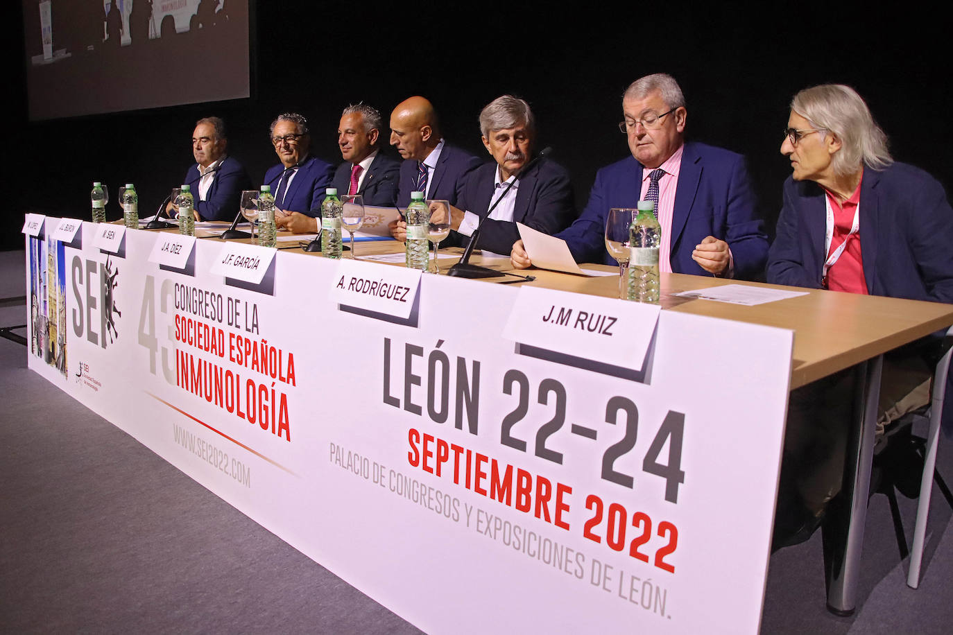 Inauguración del 43 Congreso Nacional de la Sociedad Española de Inmunología que se celebrará en León del 22 al 24 de septiembre.