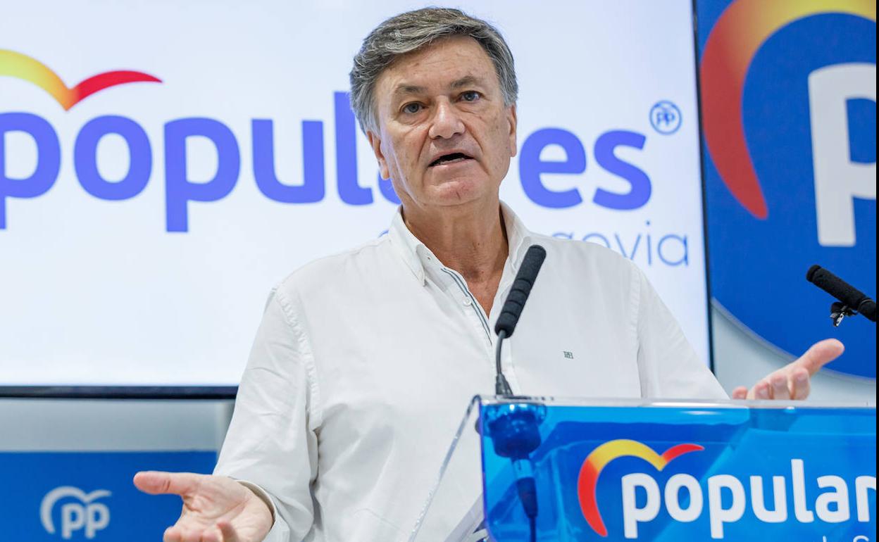 El secretario autonómico del PPCyL y vicepresidente primero de las Cortes, Francisco Vázquez