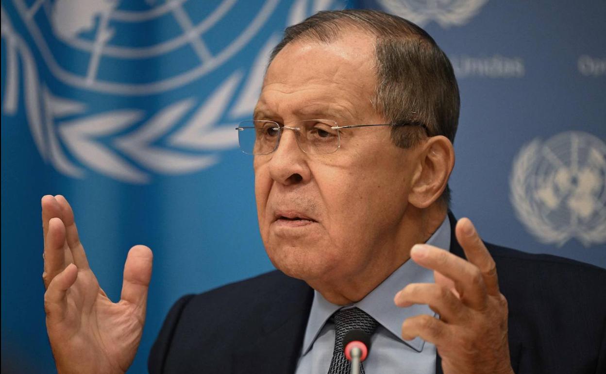 Sergei Lavrov, este sábado en la ONU. 
