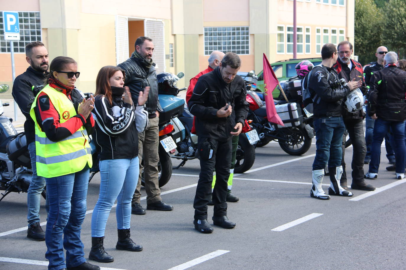 Salida de la manifestación, tras la concentración en el Palacio de los Deportes. 