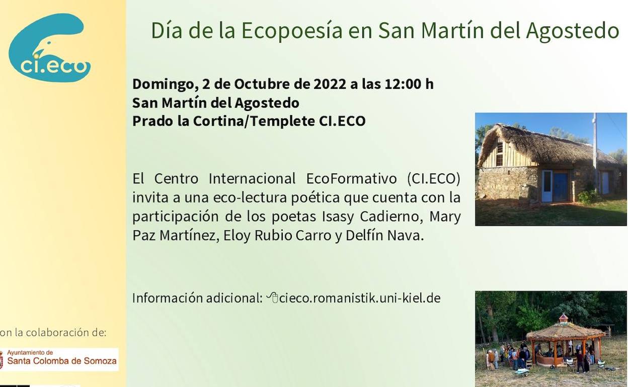 San Martín del Agostedo celebra el Día de la Ecopoesía.