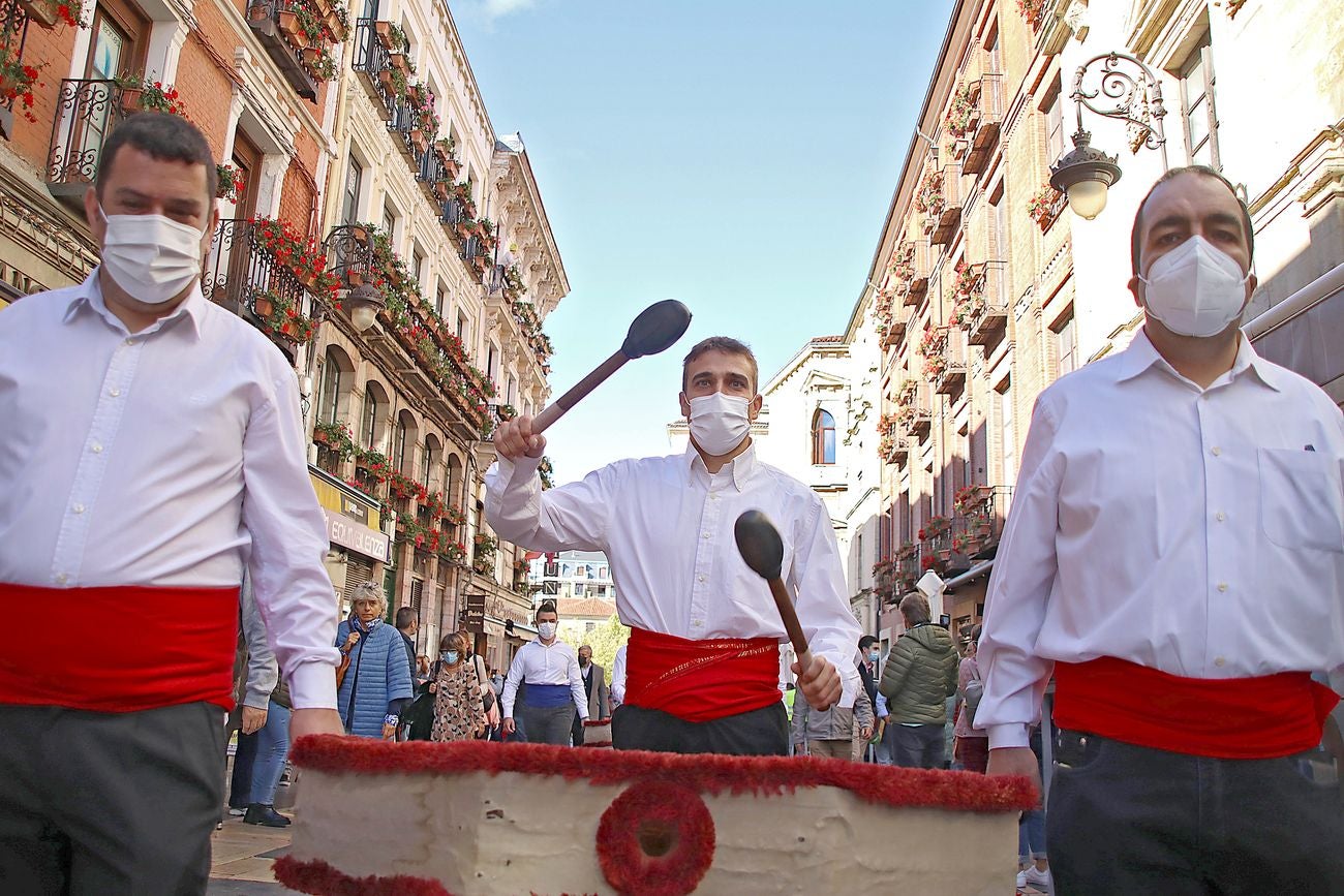 Recorrido de la marcha previa a la celebración de Las Cantaderas coincidiendo con la fiesta de San Froilán. 