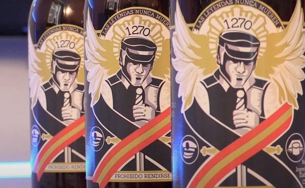 Imagen de una de las últimas ediciones especiales de la cerveza 12.70 de Laciana. 