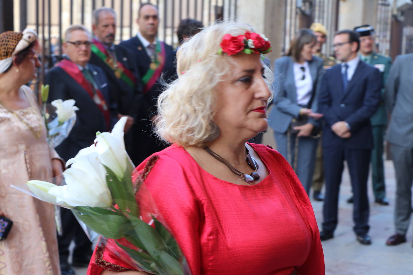 Acto de las Cantaderas durante las fiestas de San Froilán.