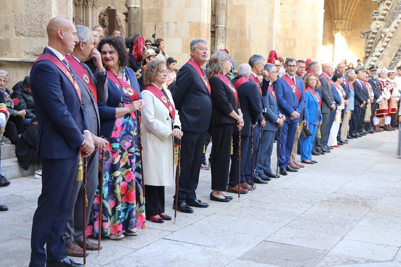 Acto de las Cantaderas durante las fiestas de San Froilán.