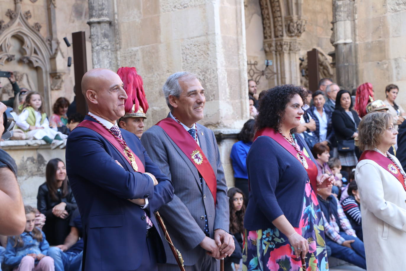 Acto de las Cantaderas durante las fiestas de San Froilán.