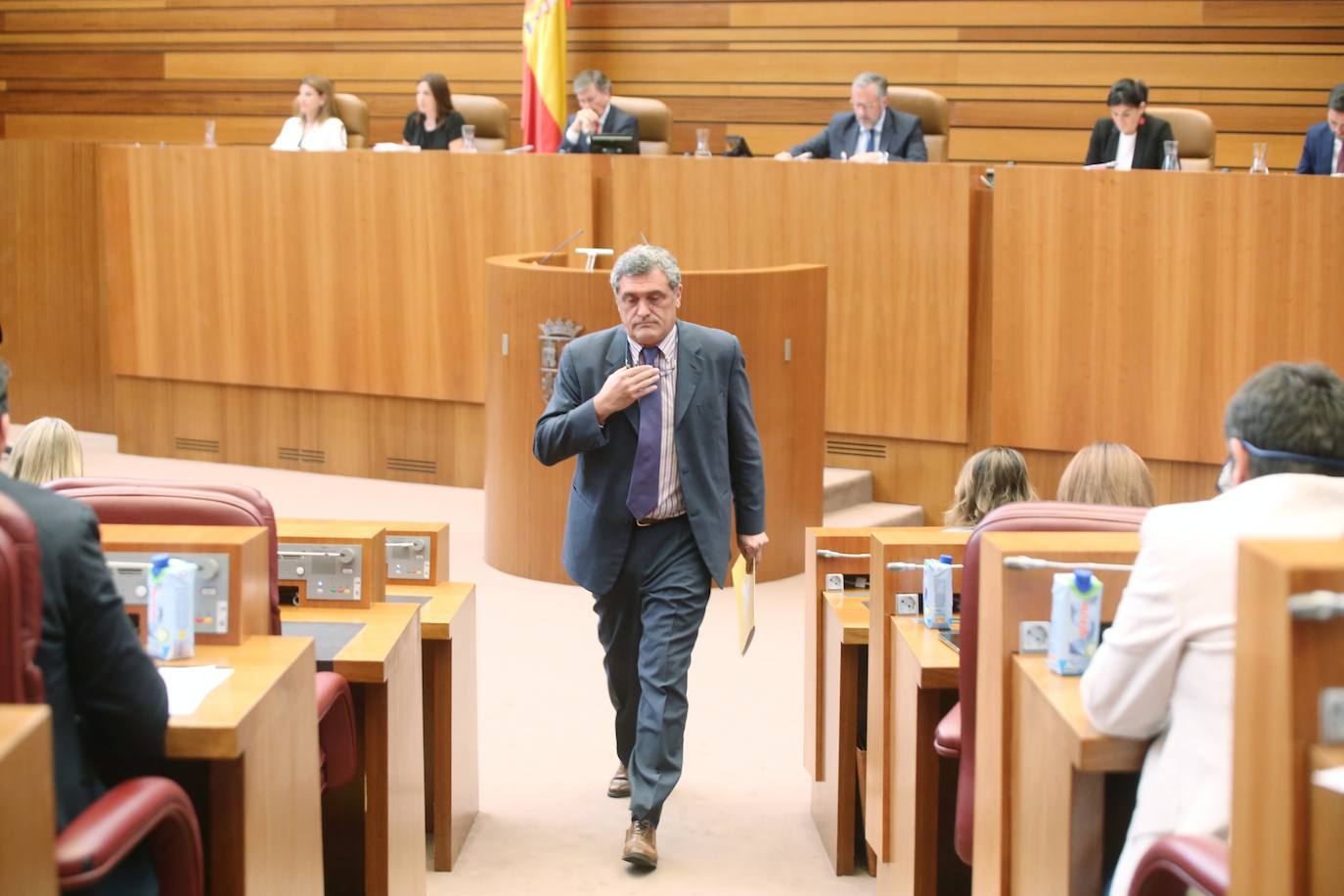 Sesión plenaria en las Cortes con intervención a petición propia del presidente de la Junta, Alfonso Fernández Mañueco, sobre los incendios forestales