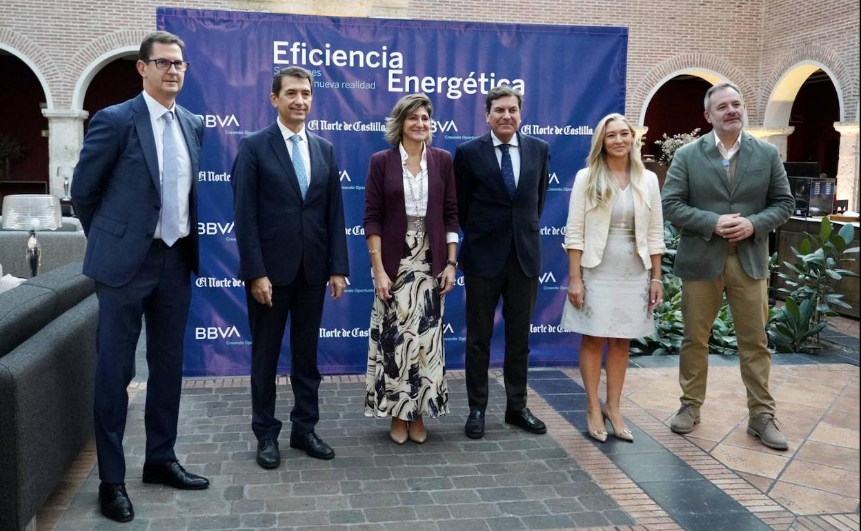 El Norte de Castilla y BBVA organizan el desayuno Informativo 'Eficiencia energética empresarial: soluciones para una nueva realidad'. El consejero de Economía y Hacienda, Carlos Fernández Carriedo, inaugura la jornada, y el responsable de Análisis Económico de BBVA Research, Rafael Domenech, pronuncia la ponencia 'Crecimiento y sostenibilidad: del reto a la oportunidad''..