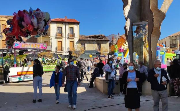 Imagen de una edición anterior de las fiestas del Pilar de Boñar. 