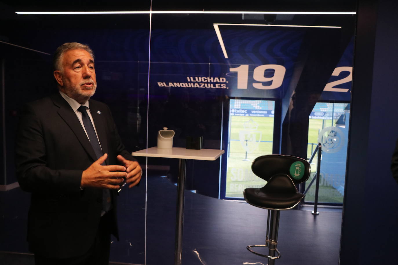 La entidad blanquiazul muestra las notables mejoras acometidas en El Toralín, que marcan el desarrollo futuro de su proyecto deportivo. La investión en los dos últimos años alcanza los cinco millones de euros. 