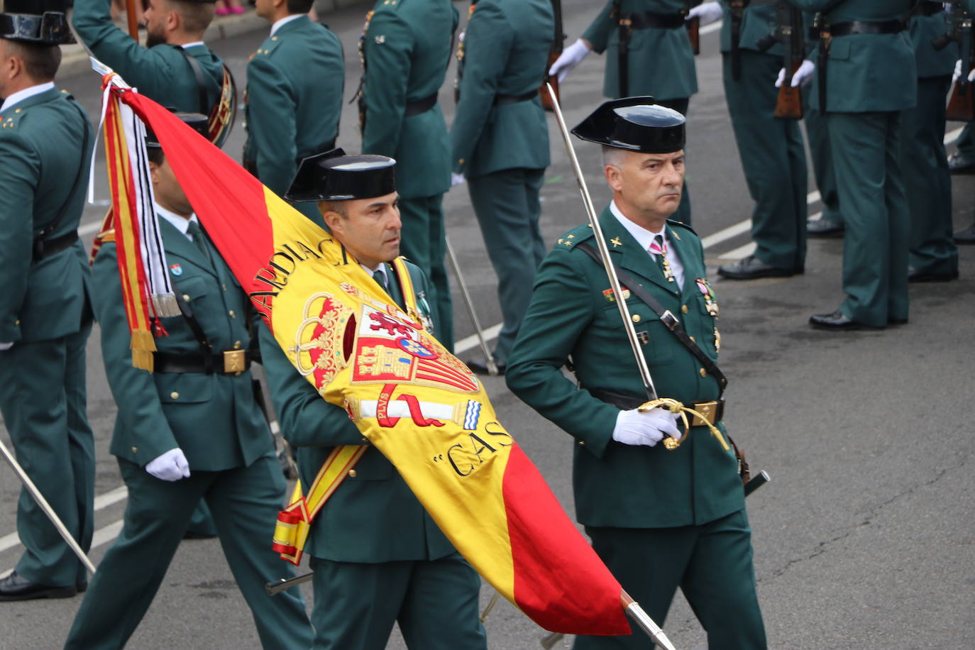 Acto central de la semana institucional de la Guardia Civil en León. 