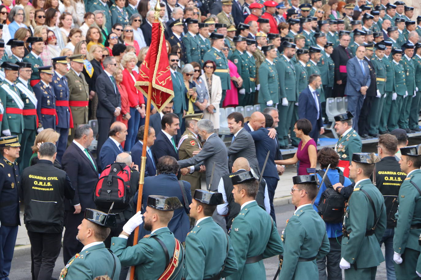 Acto central de la semana institucional de la Guardia Civil en León. 